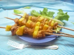 Шашлык из курицы по-гавайски - шаг 6