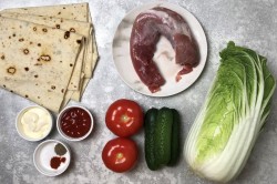 Шаурма со свининой домашняя - шаг 1 Шаурма со свининой домашняя - шаг 1
