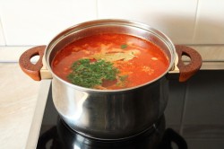 Щи из квашеной капусты с курицей - шаг 16 Щи из квашеной капусты с курицей - шаг 16