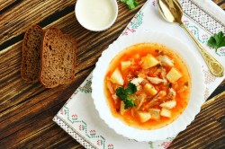 Щи из квашеной капусты с курицей - шаг 18 Щи из квашеной капусты с курицей - шаг 18