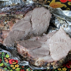 Шея свиная в фольге запеченная в духовке