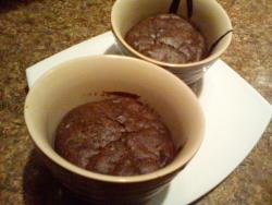 Шоколадное суфле с ванильным вкусом - шаг 3 Шоколадное суфле с ванильным вкусом - шаг 3