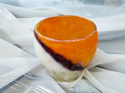 Сливочно-тыквенный десерт с орехами, джемом и корицей - шаг 6 Сливочно-тыквенный десерт с орехами, джемом и корицей - шаг 6