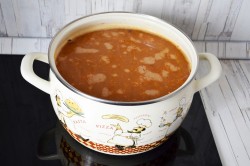 Суп фасолевый с мясом - шаг 13 Суп фасолевый с мясом - шаг 13