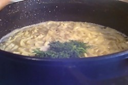 Утиный суп с домашней лапшой, зеленью и специями - шаг 12 Утиный суп с домашней лапшой, зеленью и специями - шаг 12