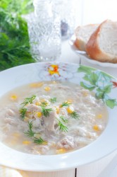 Суп с кукурузой консервированной - шаг 7 Суп с кукурузой консервированной - шаг 7