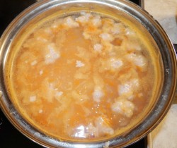 Суп с манкой - шаг 7 Суп с манкой - шаг 7