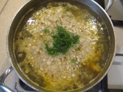 Суп с овсяными хлопьями и курицей - шаг 9 Суп с овсяными хлопьями и курицей - шаг 9