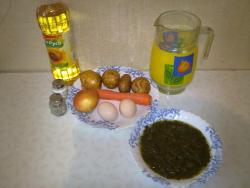 Суп щавелевый яичный с морковью - шаг 1 Суп щавелевый яичный с морковью - шаг 1