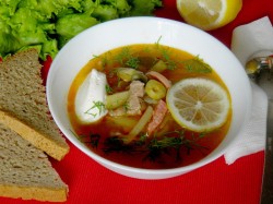 Суп солянка с оливками и колбасой - шаг 10 Суп солянка с оливками и колбасой - шаг 10