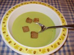 Простой суп пюре из зеленого горошка с желтками - шаг 13 Простой суп пюре из зеленого горошка с желтками - шаг 13