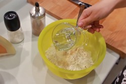 Тесто для вареников с вишней заварное - шаг 4 Тесто для вареников с вишней заварное - шаг 4