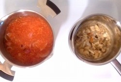 Томатный суп с морепродуктами - шаг 8 Томатный суп с морепродуктами - шаг 8