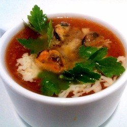 Томатный суп с морепродуктами - шаг 15 Томатный суп с морепродуктами - шаг 15