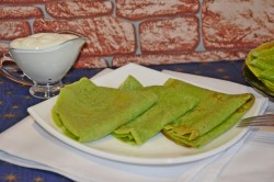 Блины со шпинатом - шаг 10