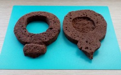 Торт ежик из бисквита домашний - шаг 12