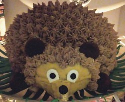 Торт ежик из бисквита домашний - шаг 15