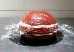 Торт Энгри Бердз из мастики - шаг 3 Торт Энгри Бердз из мастики - шаг 3