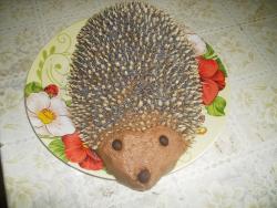 Торт Ежик без выпечки из печенья со сгущенкой - шаг 12