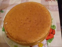 Торт с фруктами без выпечки на коржах - шаг 11 Торт с фруктами без выпечки на коржах - шаг 11