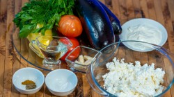 Торт из баклажанов с помидорами - шаг 1