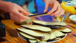 Торт из баклажанов с помидорами - шаг 2