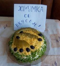 Торт из кабачков на кефире с плавленным сыром - шаг 5