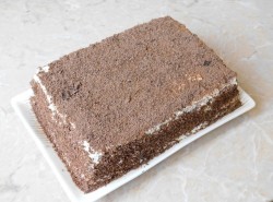 Торт из печенья и творога без выпечки - шаг 7 Торт из печенья и творога без выпечки - шаг 7