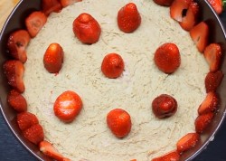 Йогуртовый торт с клубникой без выпечки - шаг 11 Йогуртовый торт с клубникой без выпечки - шаг 11