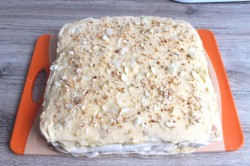 Песочный торт Королевский с заварным кремом - шаг 10 Песочный торт Королевский с заварным кремом - шаг 10