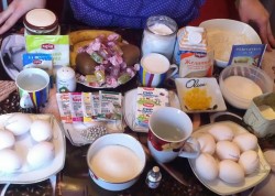 Торт Корзина с цветами - шаг 1