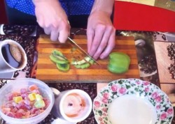 Торт Корзина с цветами - шаг 16