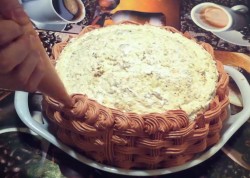 Торт Корзина с цветами - шаг 32