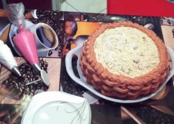 Торт Корзина с цветами - шаг 33