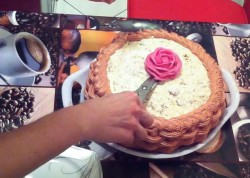 Торт Корзина с цветами - шаг 34