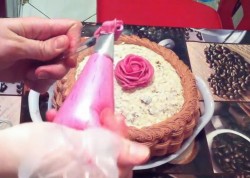 Торт Корзина с цветами - шаг 35