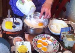 Торт Корзина с цветами - шаг 4