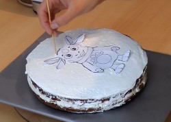 Торт Лунтик без яиц - шаг 12