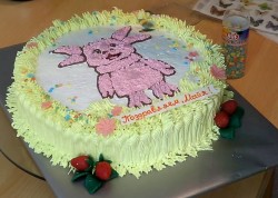 Торт Лунтик без яиц - шаг 22