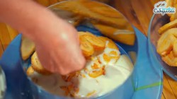 Торт Наполеон без выпечки из слоеного печенья с кремом - шаг 15