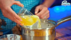 Торт Наполеон без выпечки из слоеного печенья с кремом - шаг 6