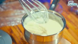 Торт Наполеон без выпечки из слоеного печенья с кремом - шаг 9