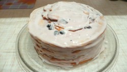 Торт Невеста с цветами йогуртовый - шаг 13