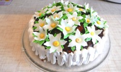 Торт Невеста с цветами йогуртовый - шаг 23