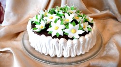 Торт Невеста с цветами йогуртовый - шаг 24