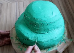 Торт Черепашки ниндзя без мастики - шаг 12 Торт Черепашки ниндзя без мастики - шаг 12