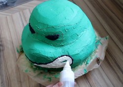 Торт Черепашки ниндзя без мастики - шаг 15 Торт Черепашки ниндзя без мастики - шаг 15