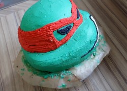 Торт Черепашки ниндзя без мастики - шаг 16 Торт Черепашки ниндзя без мастики - шаг 16