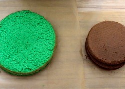 Торт Черепашки ниндзя без мастики - шаг 1 Торт Черепашки ниндзя без мастики - шаг 1