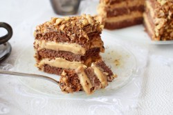 Торт с грецкими орехами и вареной сгущенкой - шаг 13 Торт с грецкими орехами и вареной сгущенкой - шаг 13